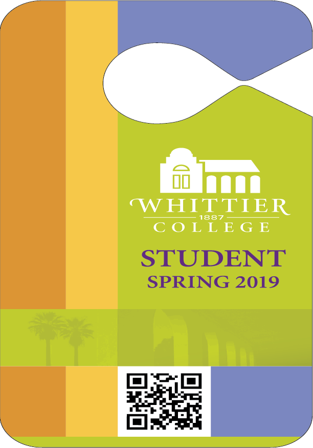 Whittier College Premium Full Color Hanger - Small 